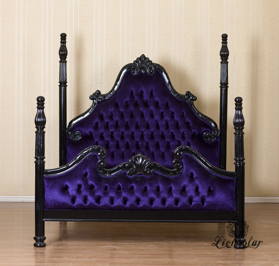 Bett im Barockstil Gothic