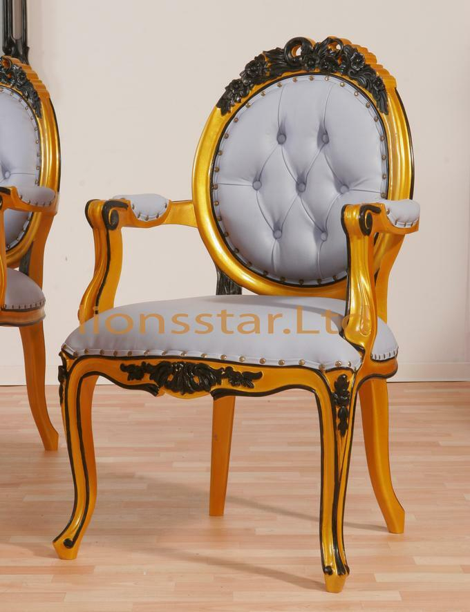 Luxus Stuhl Gold