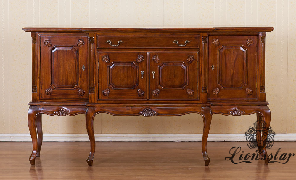 Anrichte Barock Mahagoni Holz A.170 Anrichte Barock Mahagoni Holz A.170