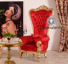 King Chair Gold Rot King Chair Gold Rot