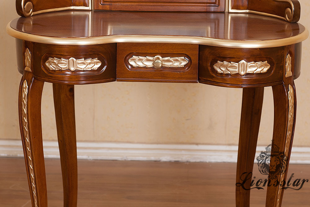 Spiegelkommode Barock Mahagoni Holz Sk.232