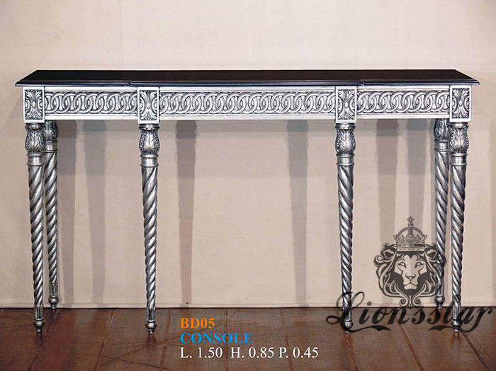 Anrichte Barock Mahagoni Holz A.682