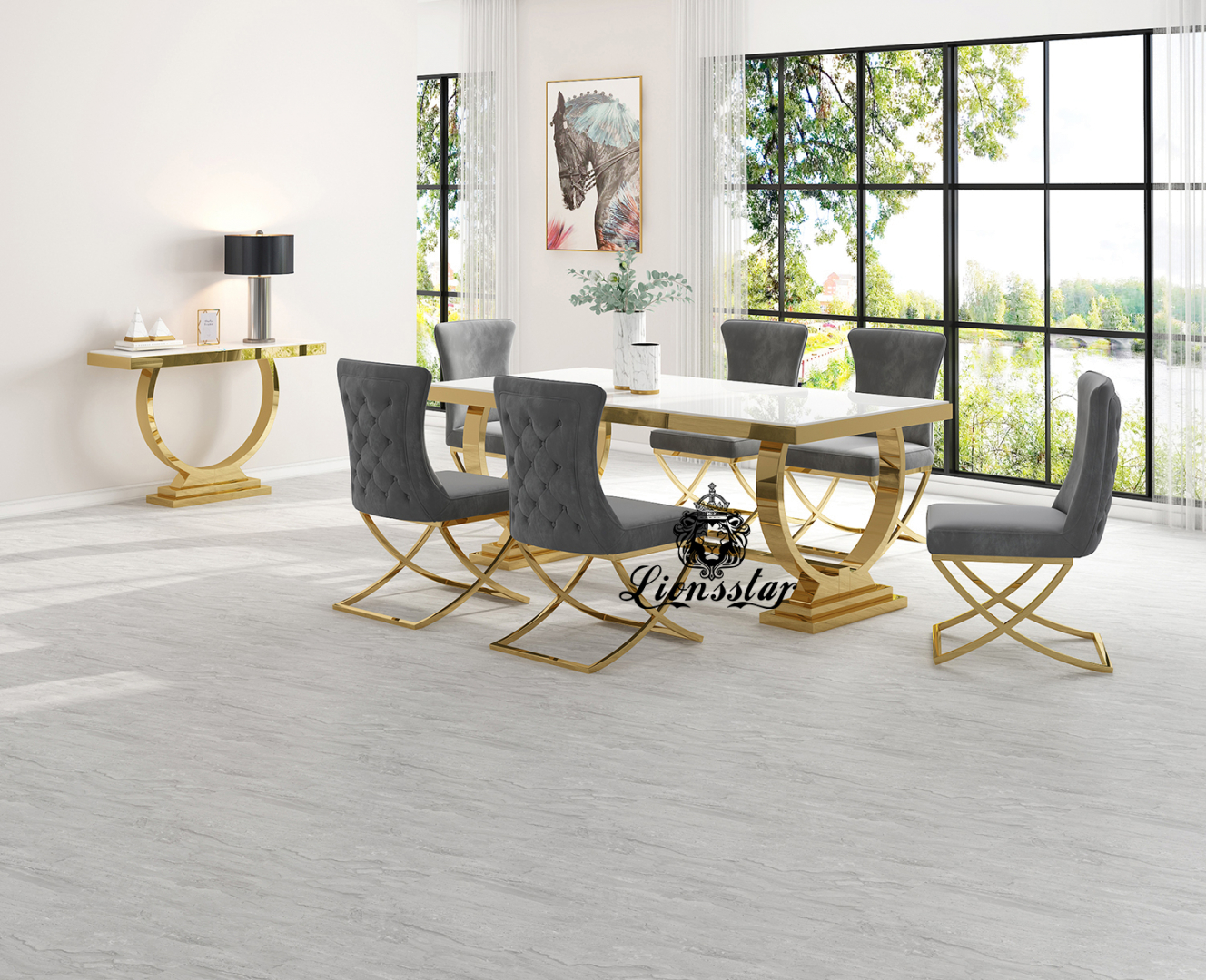 Designer Esstisch Set Loft Design Swing Designer Esstisch Set Loft Design Swing