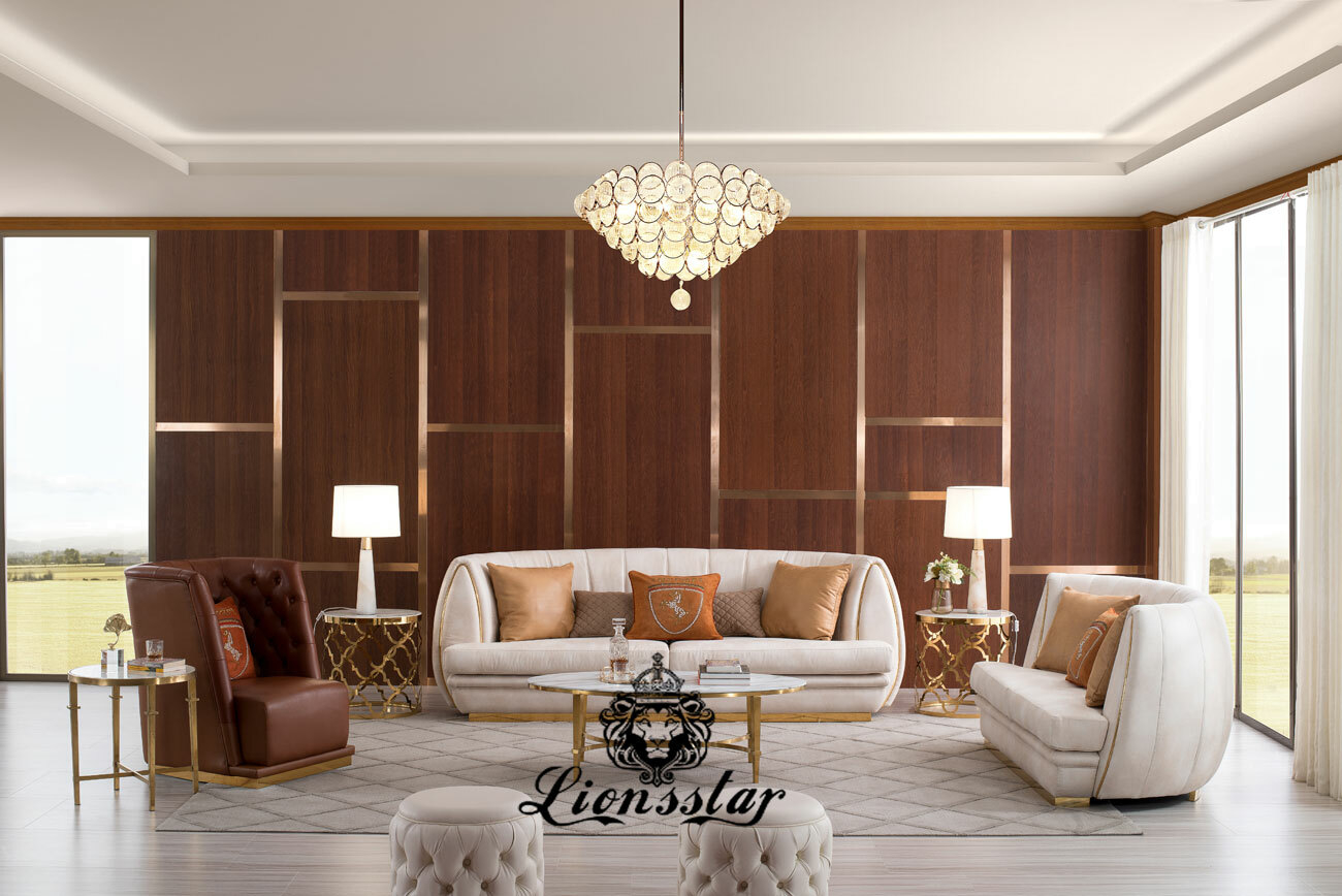 Design Sofaset klassisch elegant