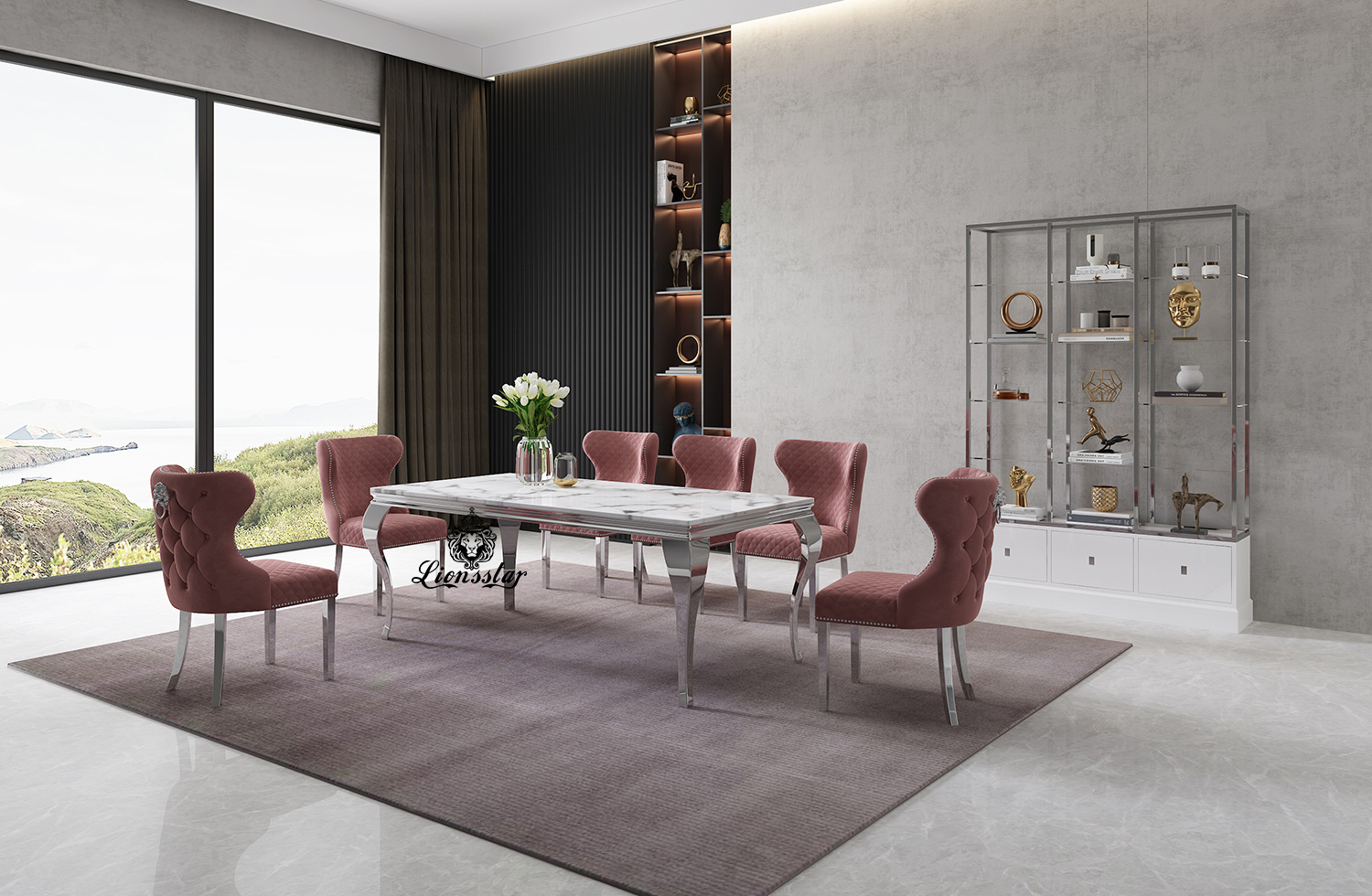 Luxus Designer Esstisch Set Leonis Aurum II Luxus Designer Esstisch Set Leonis Aurum II