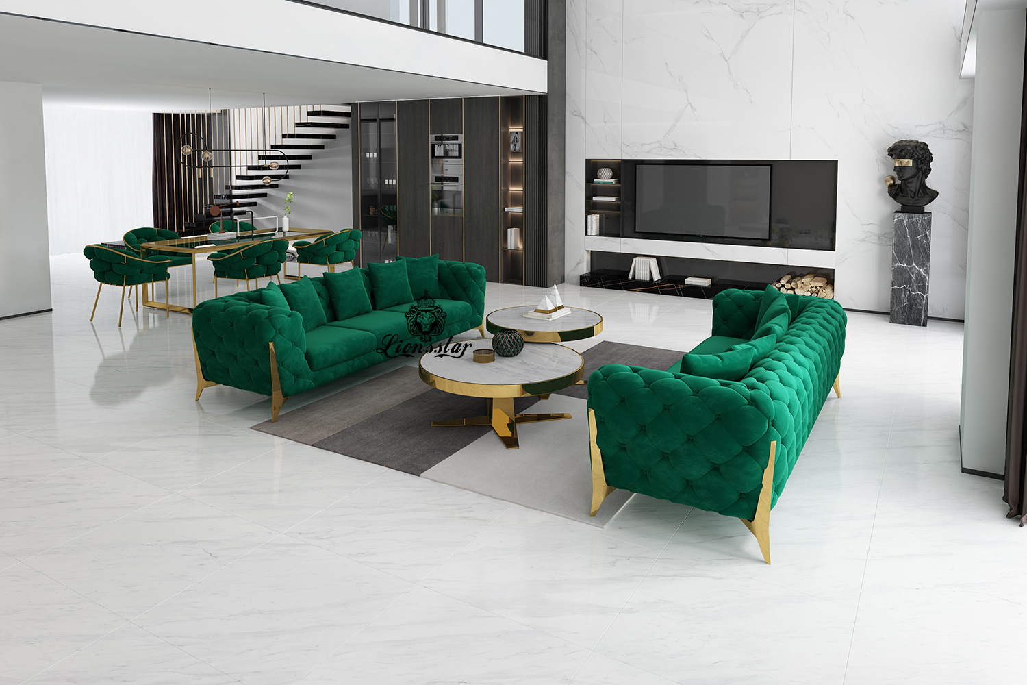 Luxus Design Sofa Set Clouds III
