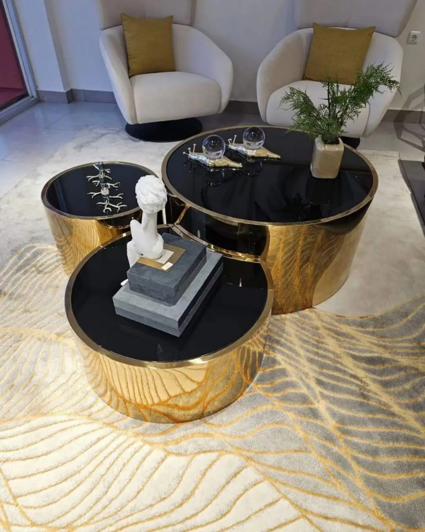 Couchtisch three kings Gold 
