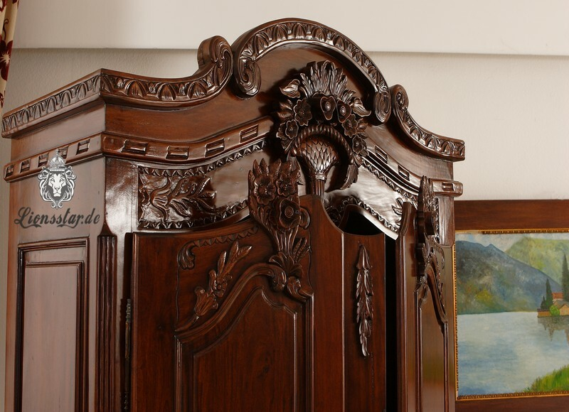 Luxus Schrank Nuss Massivholz Luxus Schrank Nuss Massivholz