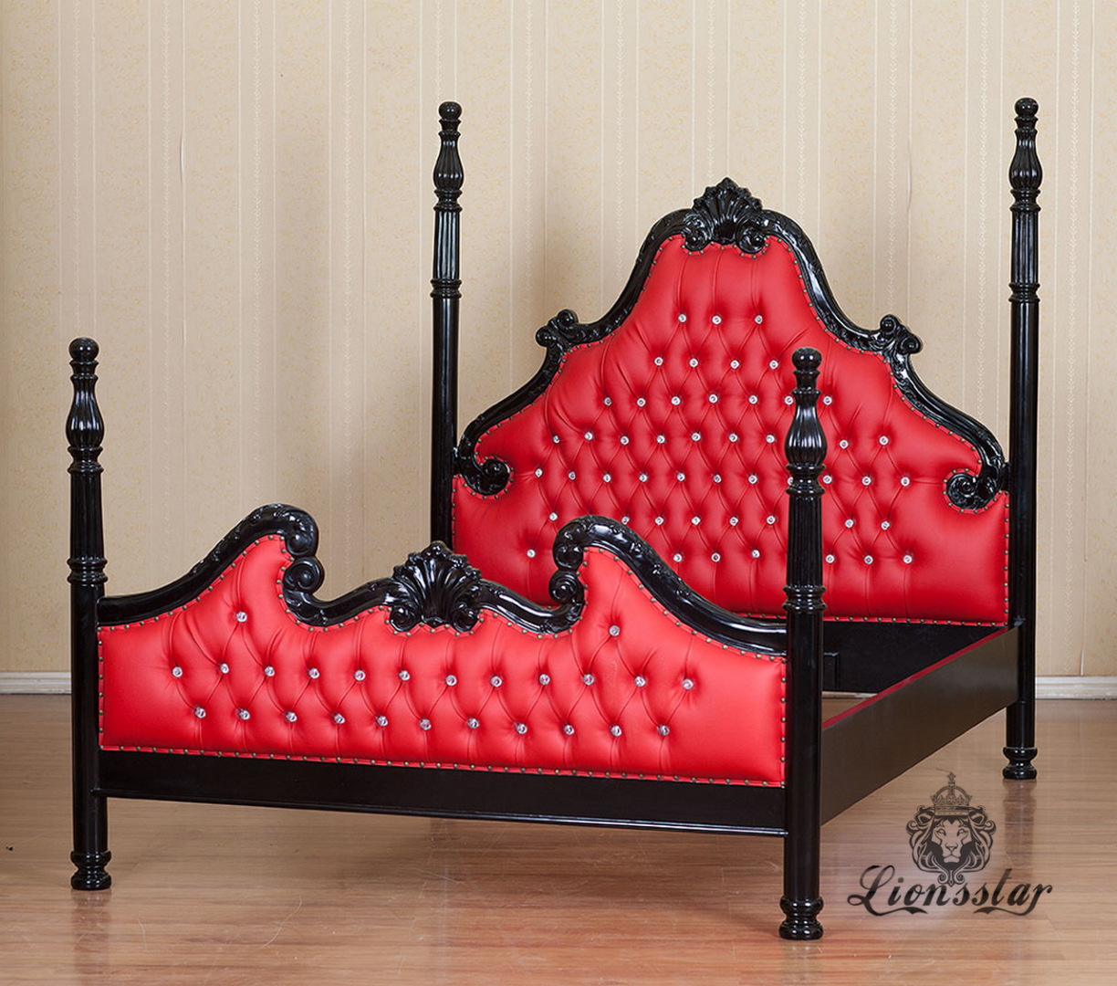 Bett Luxus Red Kiss