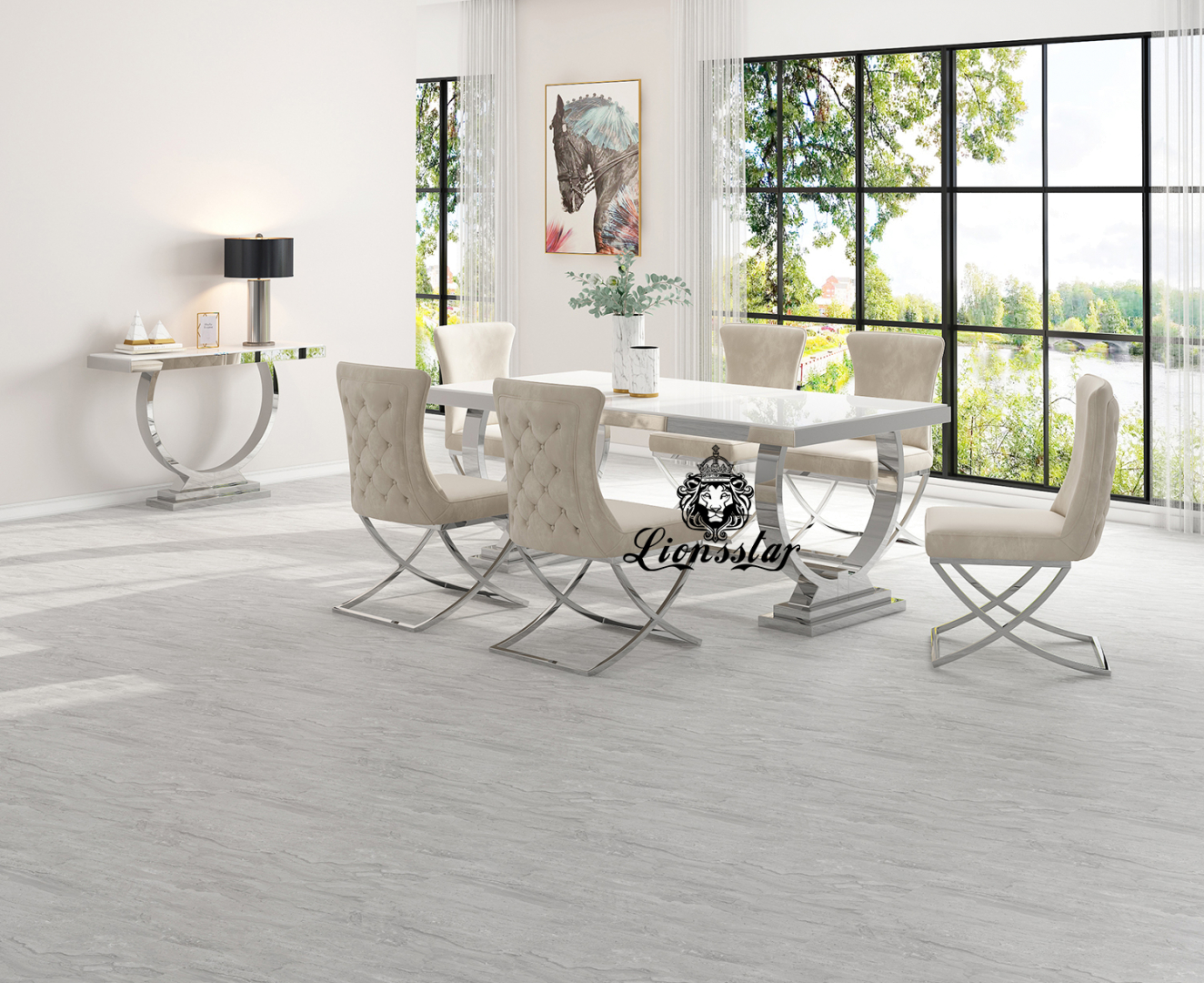 Designer Esstisch Set Loft Design Swing Designer Esstisch Set Loft Design Swing