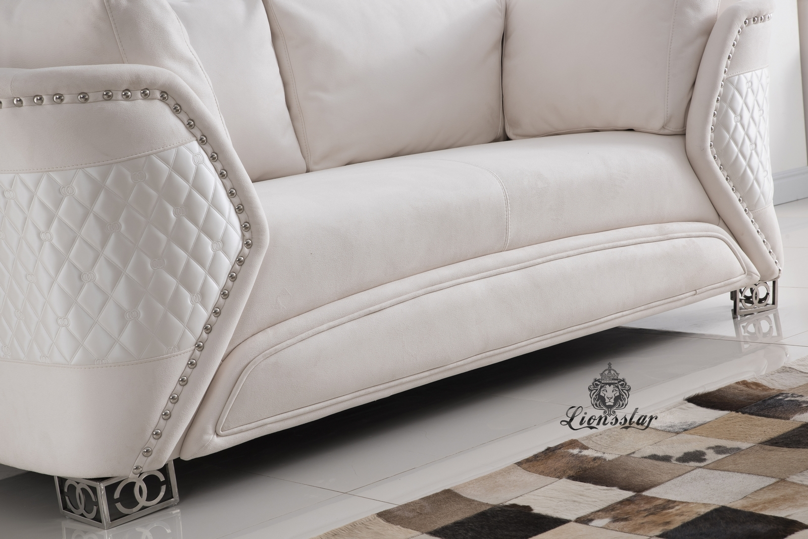 Luxuriöse Designersofa 3er Set 