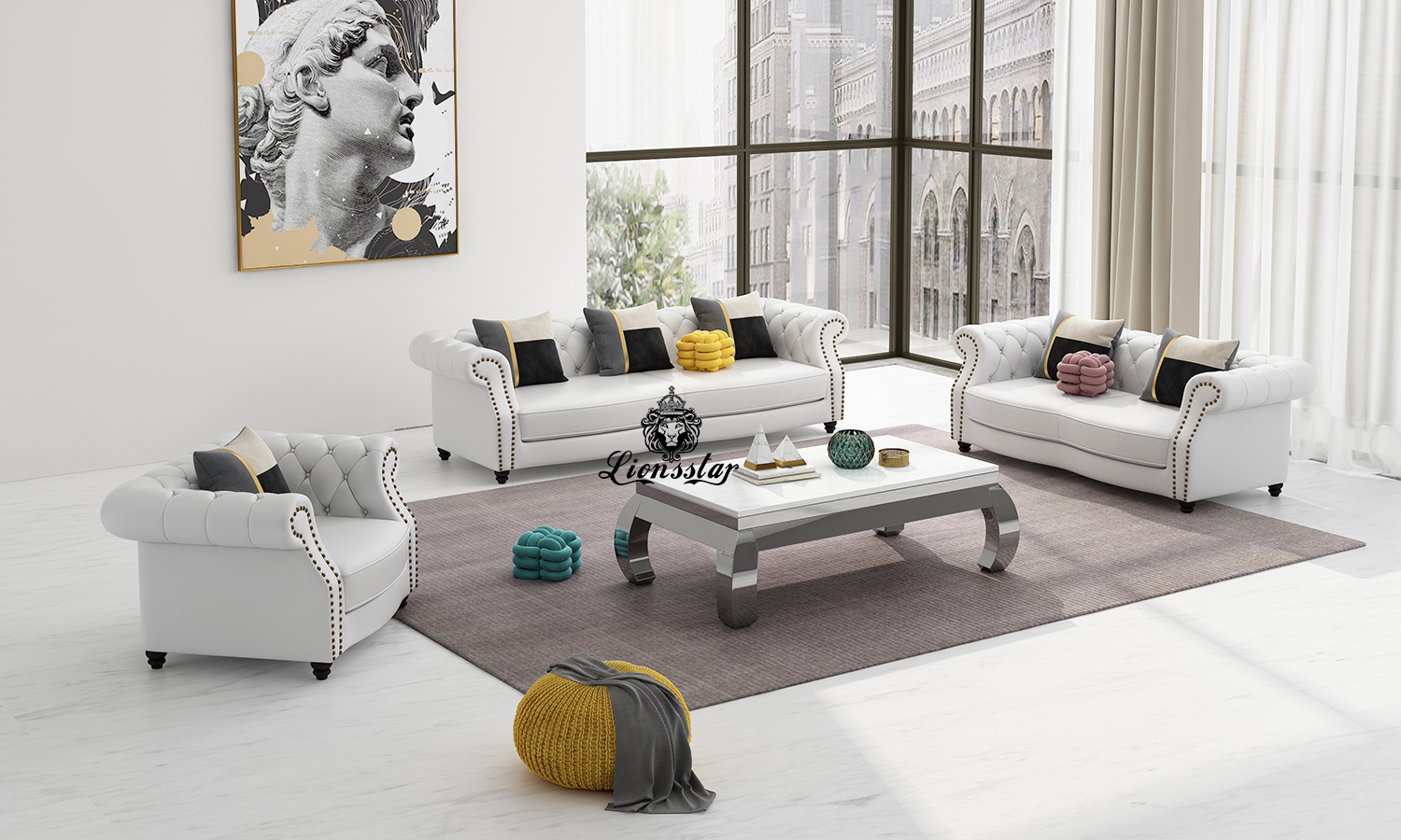 Designer Luxus Sofa Set Arizona