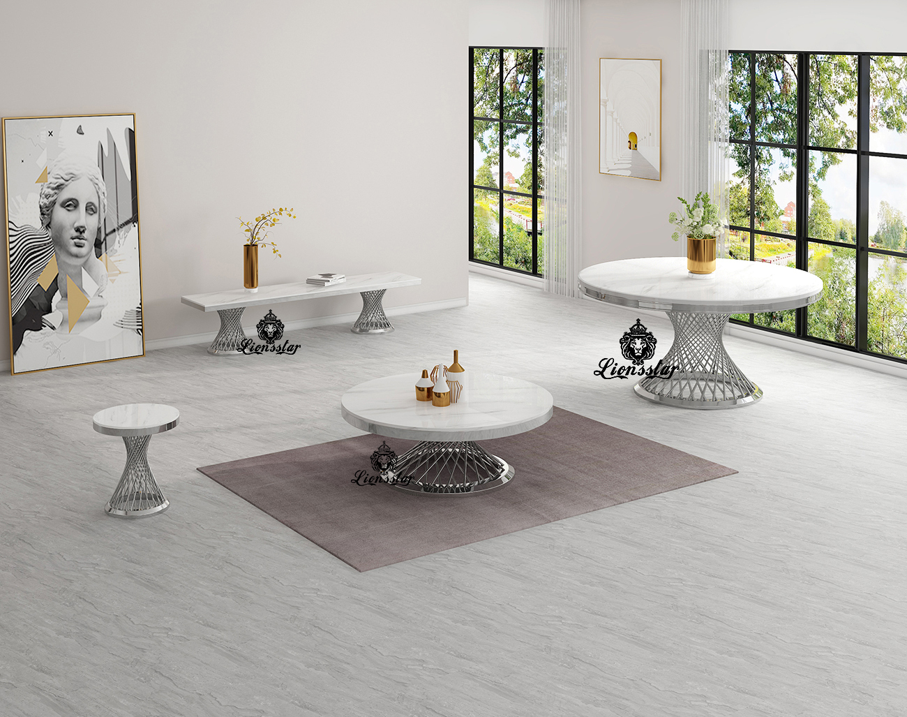 Designer Beistelltisch Spirit Hell Designer Beistelltisch Spirit Hell