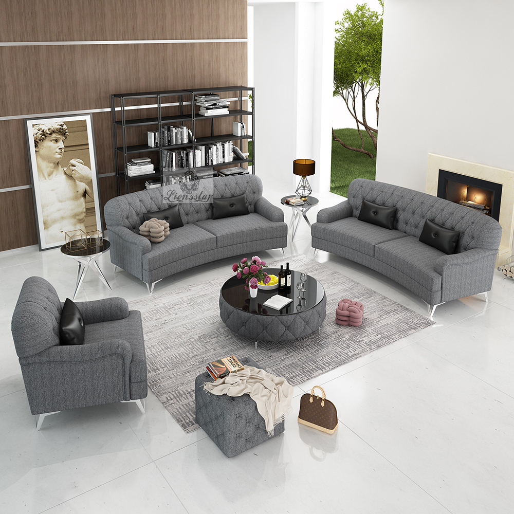 Edel Designer Sofa Set Lounge Curvy