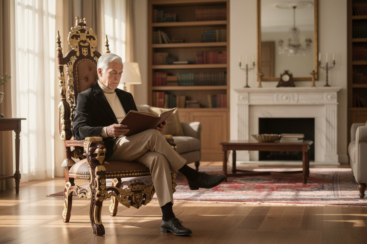 Thronstuhl Löwe Braun Thronstuhl Löwe Braun