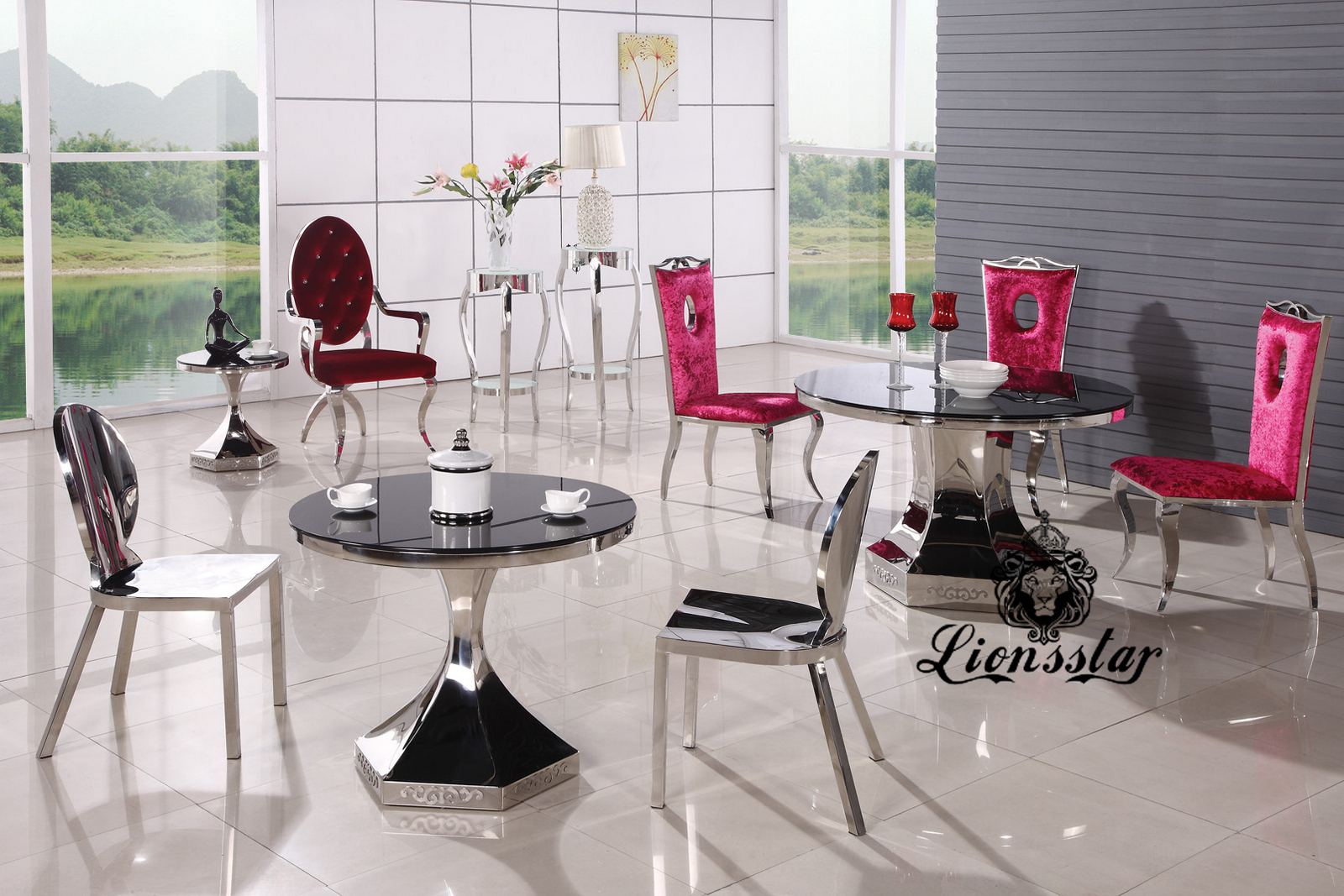 Designertisch Set Pink Designertisch Set Pink