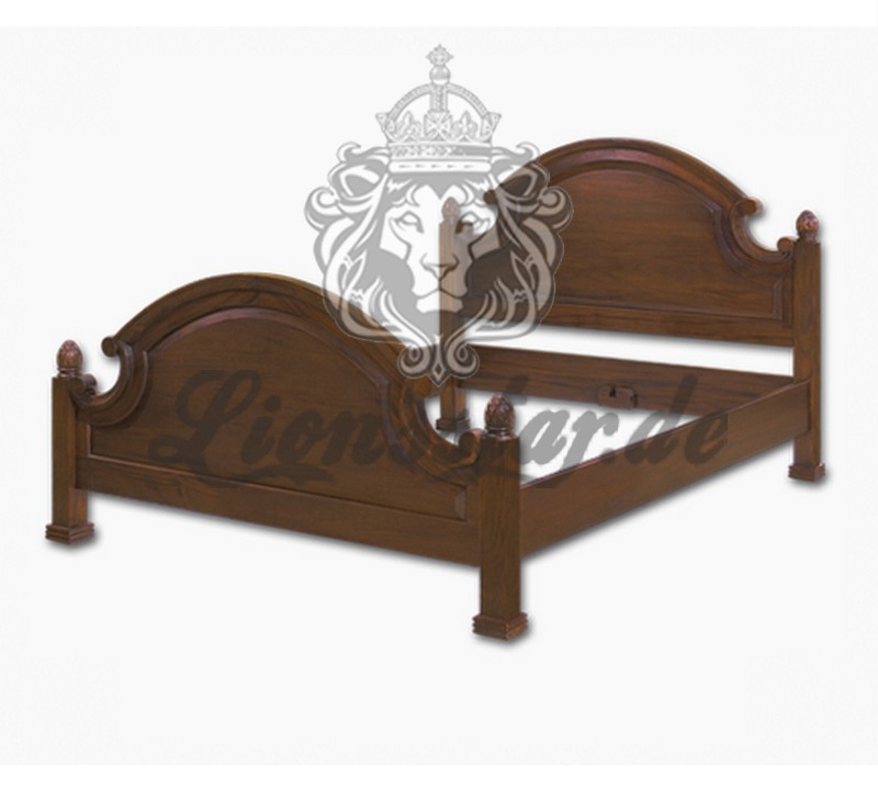 Empire Bett Rokoko Mahagoni