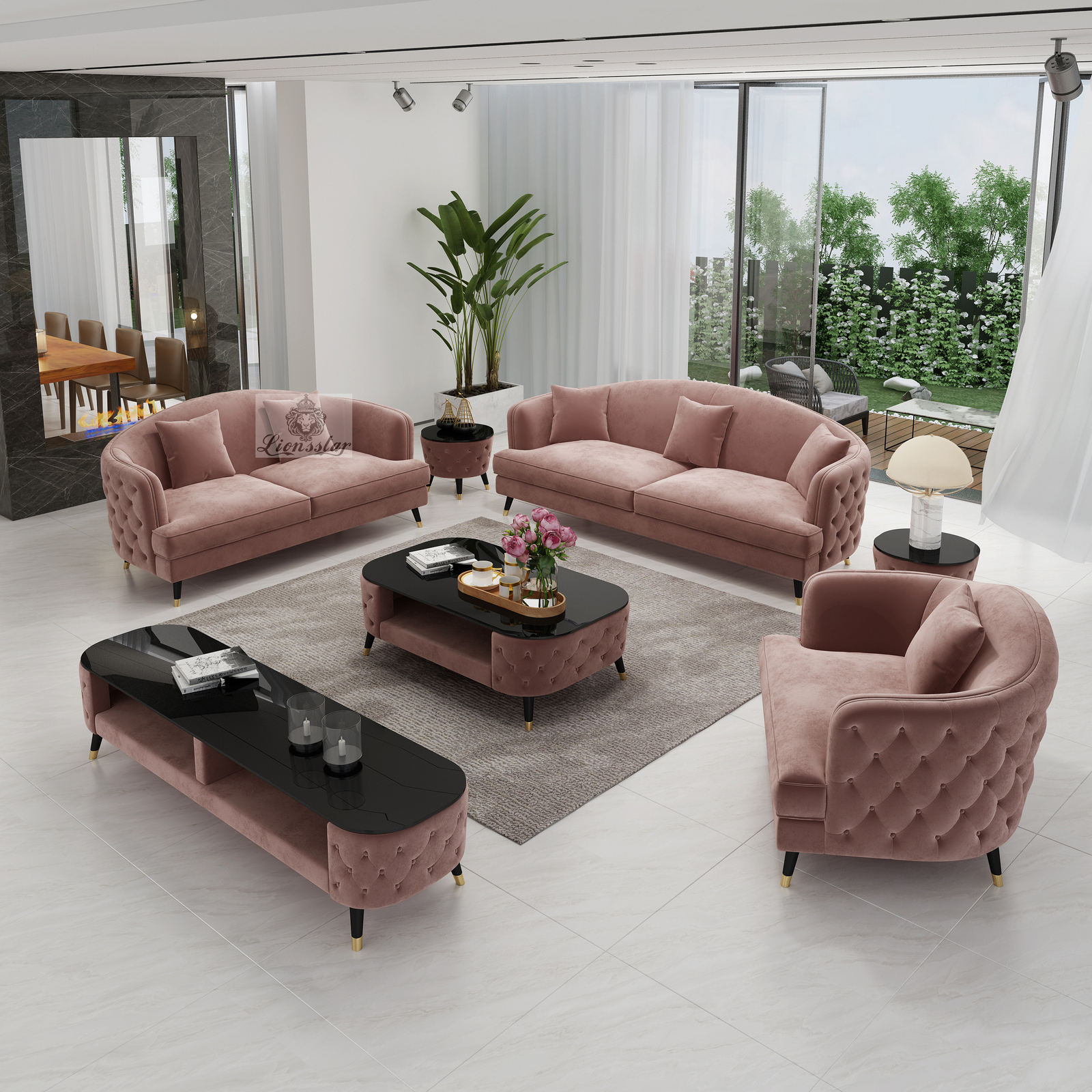 Luxus Sofa ★ Ihr stilvolles Wohnzimmer Lionsstar GmbH