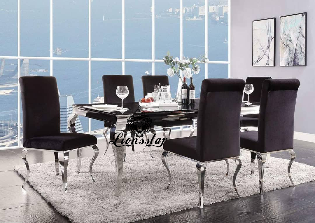 Luxus Designer Esstisch Set Classic