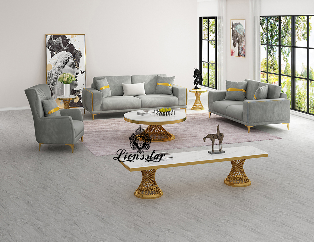 Designer Sofa Set mit Grandfather Chair