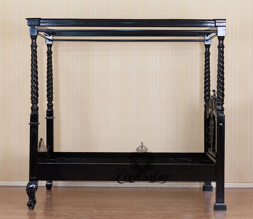 Gothic Himmelbett Schwarz Gothic Himmelbett Schwarz