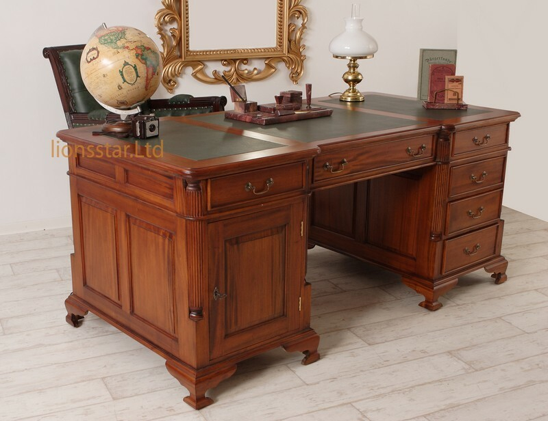 Mahagoni Schreibtisch Lionsstar GmbH