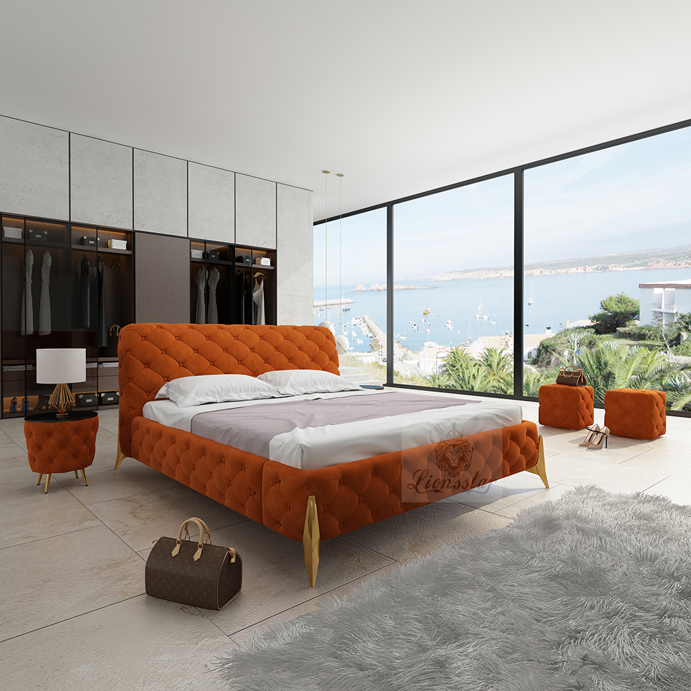 Luxus Designer Bett Intense Color