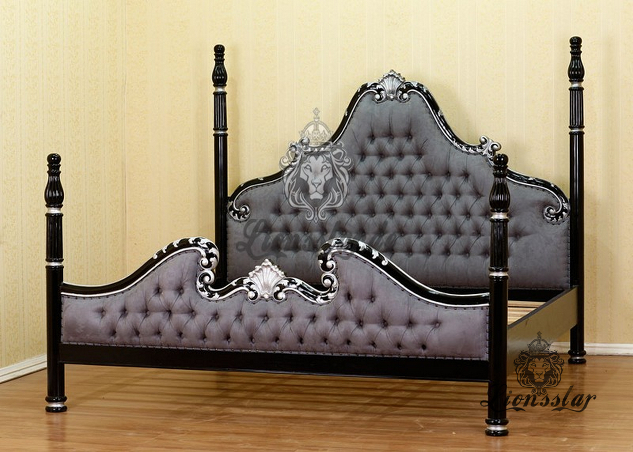 Barockstilbett Silver Edition