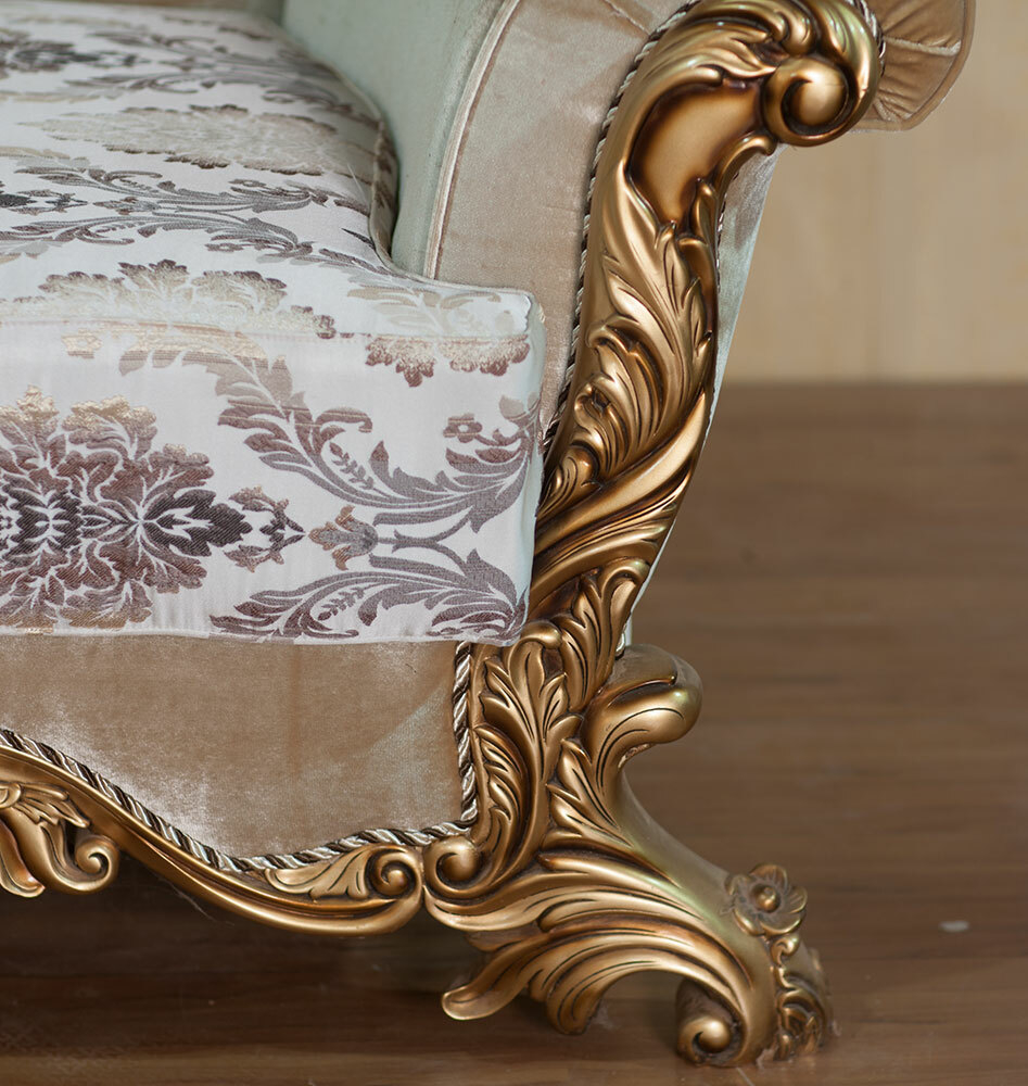 Luxus Barocksofa Gold 