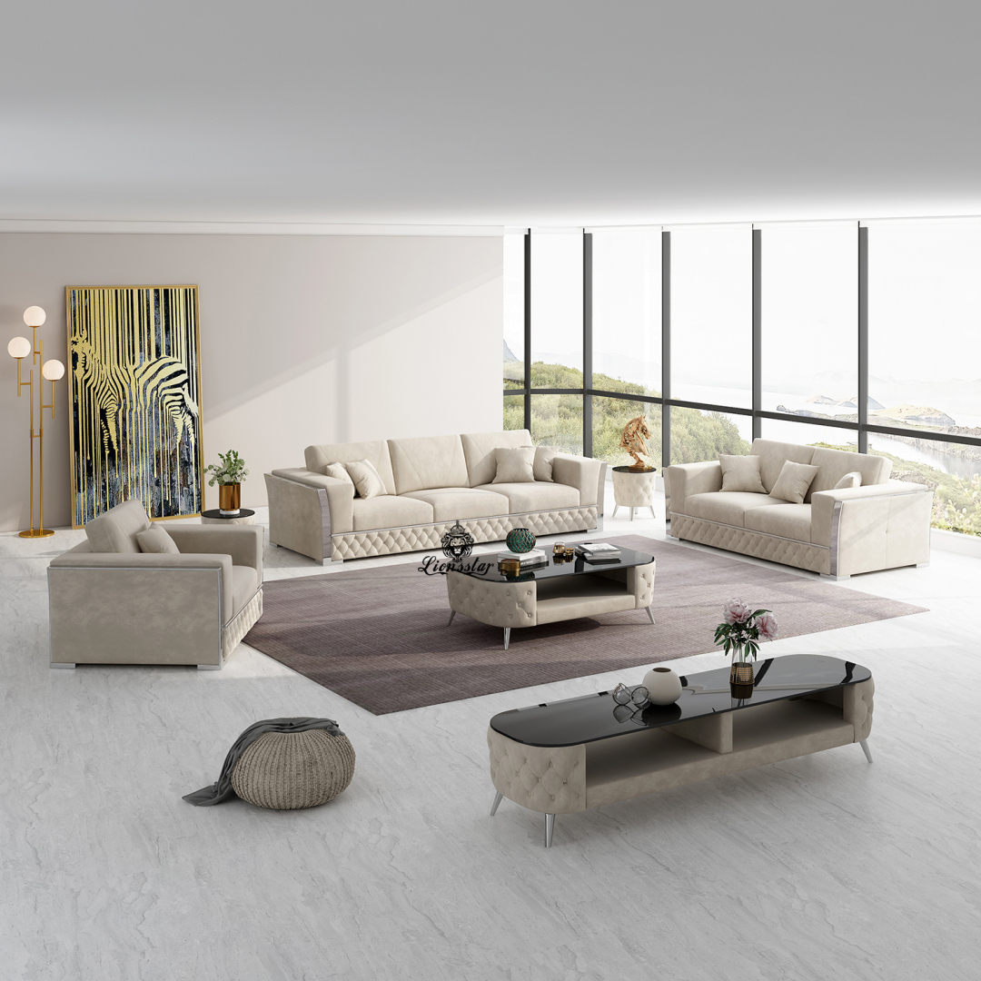 Luxus Designer Sofa Loft Stil Mia