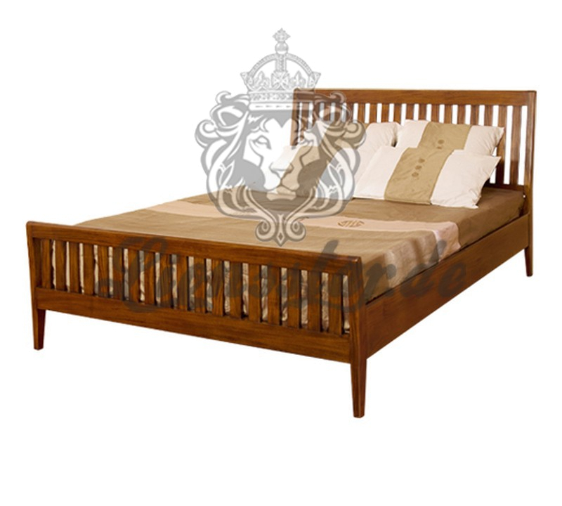 Teak Empire Bett Massivholz