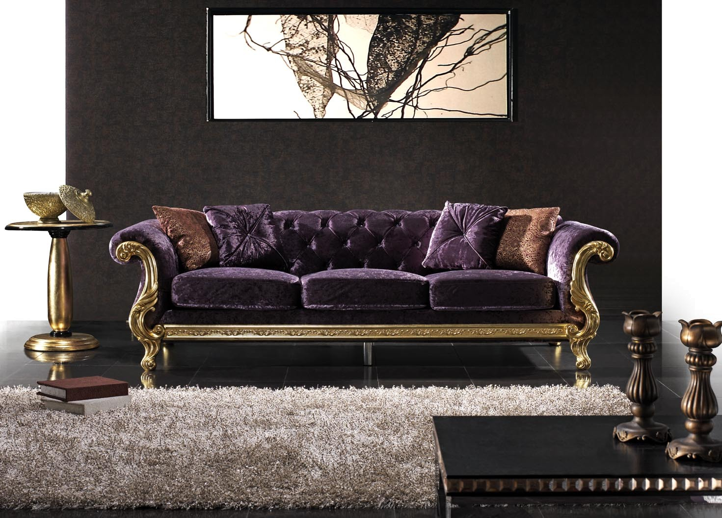 Barockstil Sofa