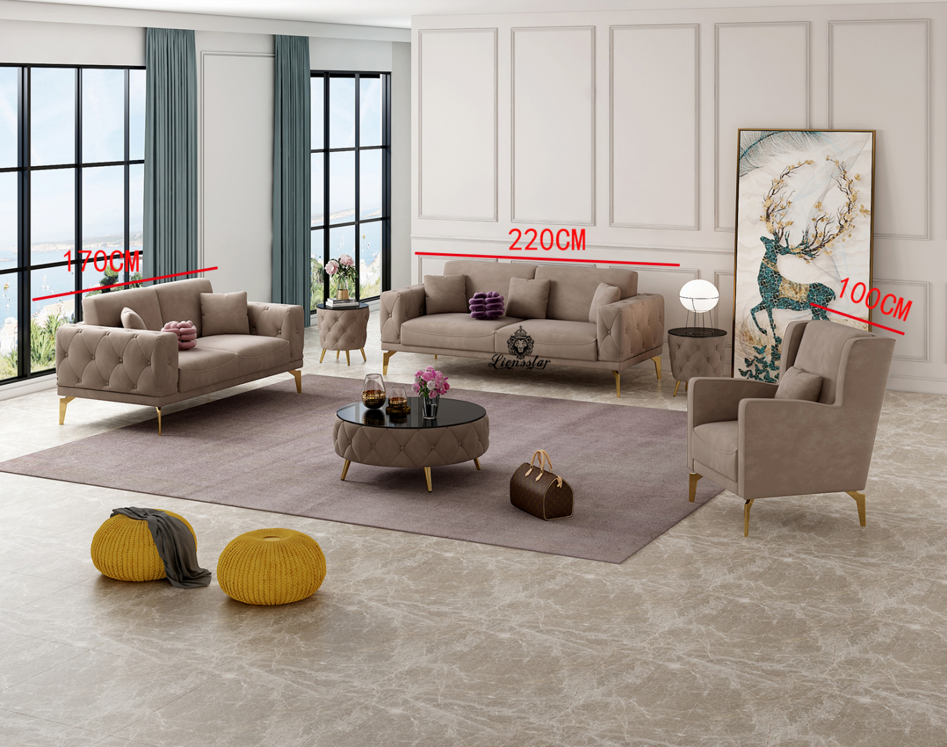 Luxus Designer Sofa Set Manchester
