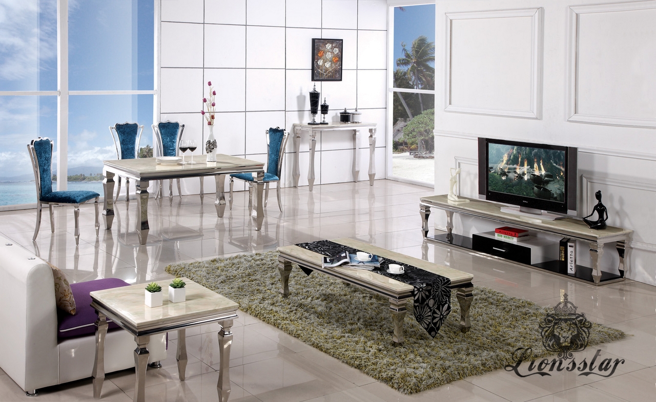 Couchtisch SilberBeige Lionsstar GmbH Couchtisch SilberBeige Lionsstar GmbH