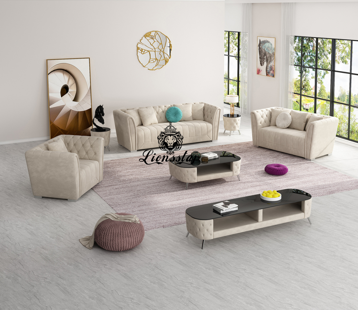 Luxus Design Sofa Set Ontario