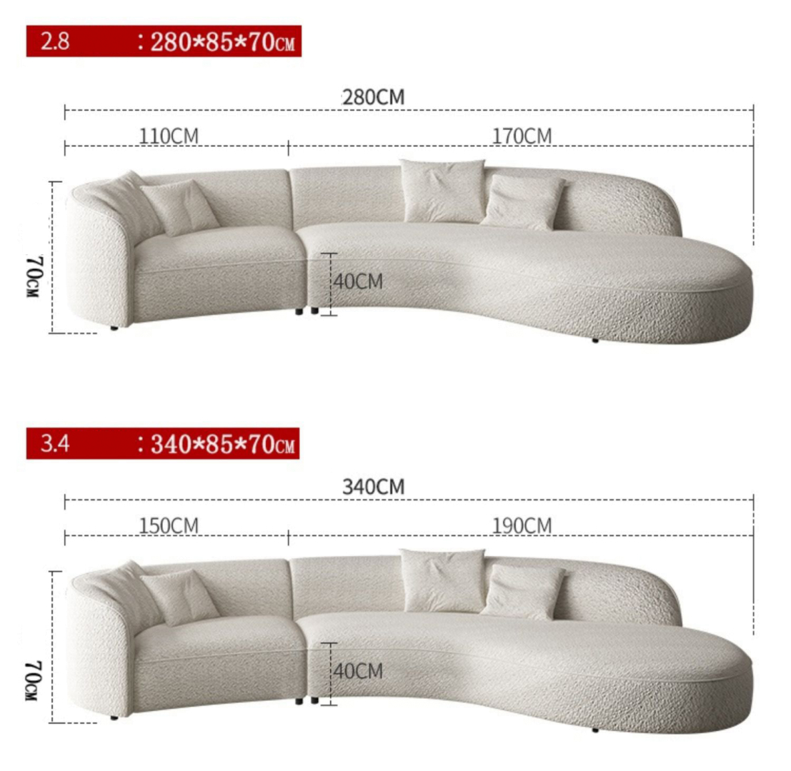 Luxus Designersofa Modern Line