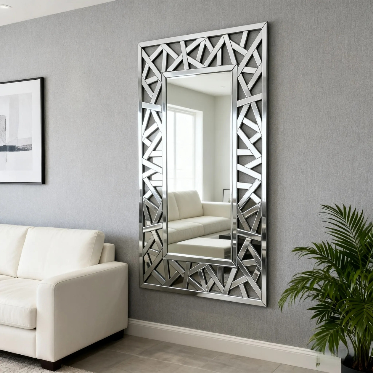 Luxus Standspiegel Shabby Stil