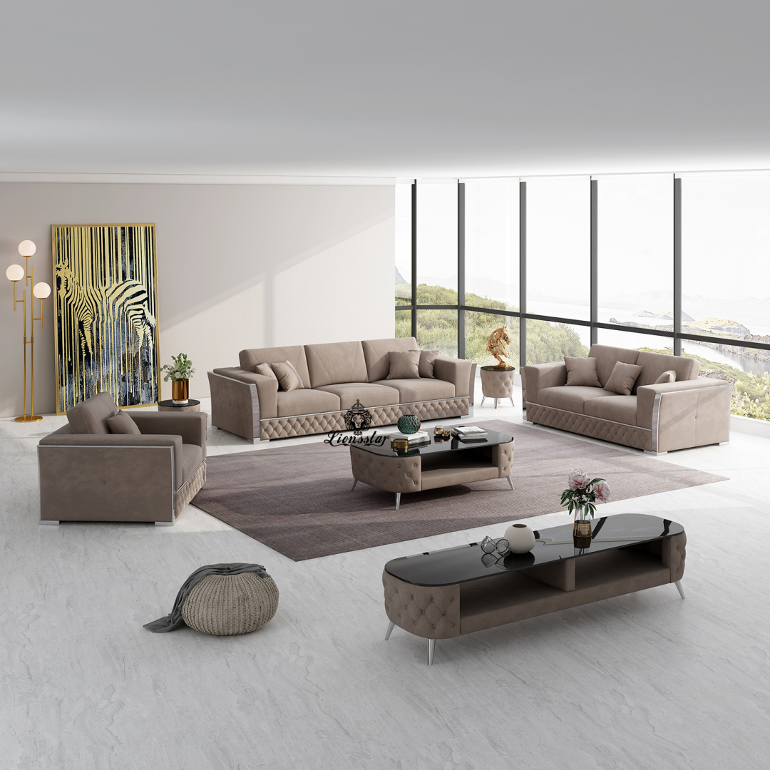  Luxus Designer Sofa Loft Stil Mia