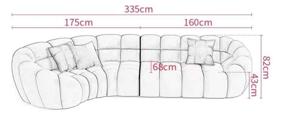 Luxus Designersofa Teddy Bubble