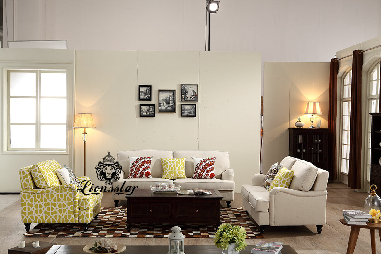 Wohnzimmer Sofaset Beige und Print Wohnzimmer Sofaset Beige und Print