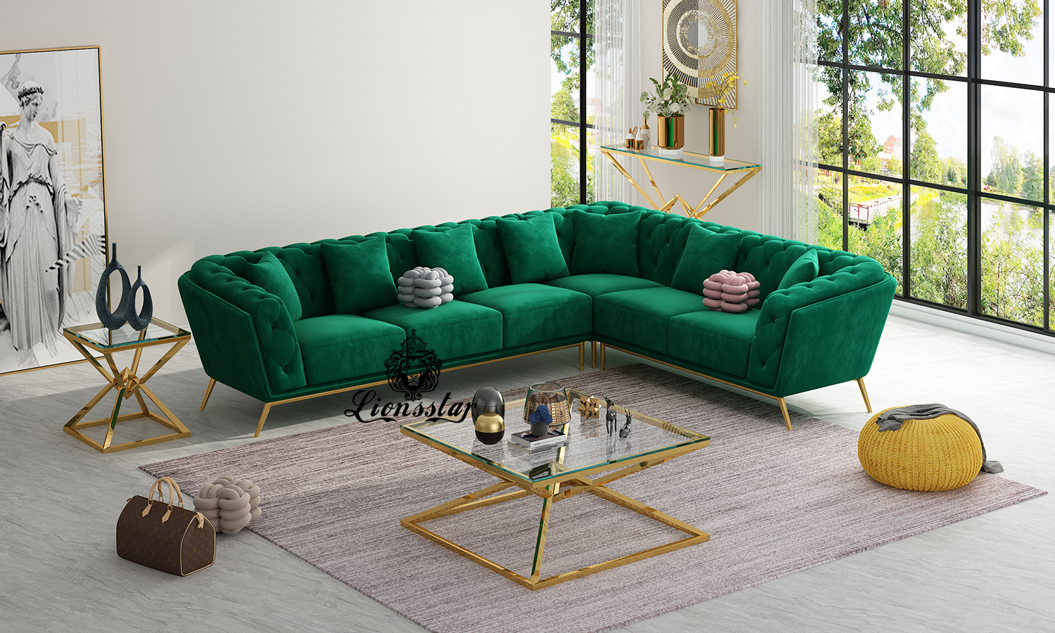 Luxus Designer Sofa Penthouse 