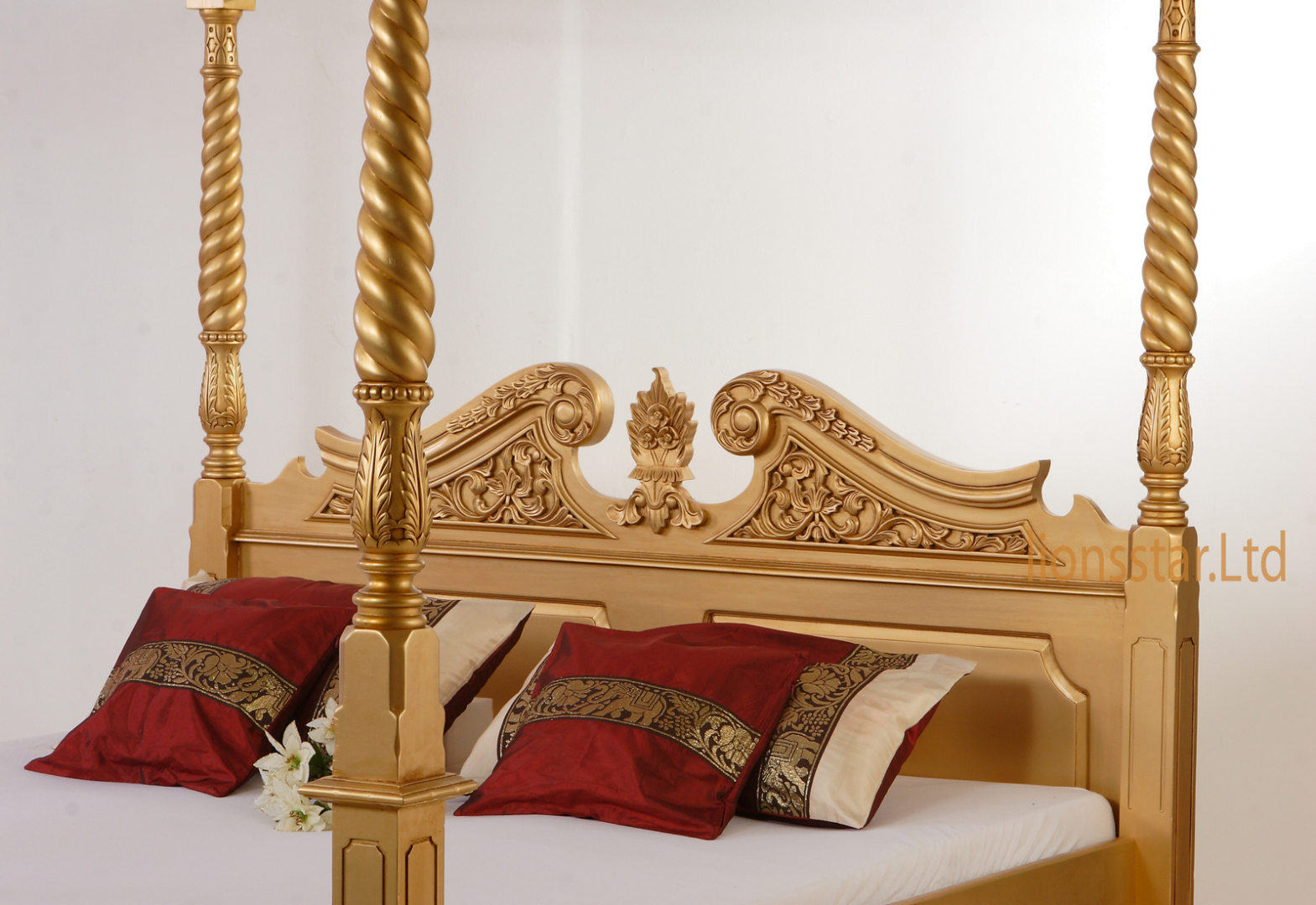 Himmelbett Gold