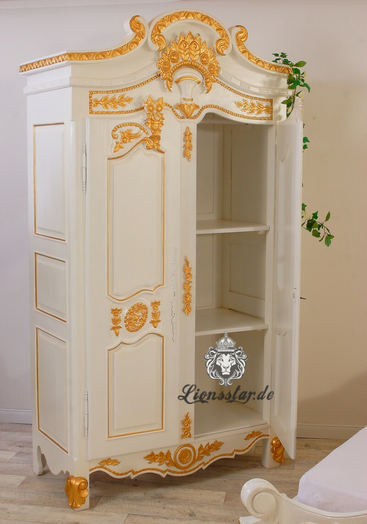 Kleiderschrank Mahagoni-Gold Kleiderschrank Mahagoni-Gold