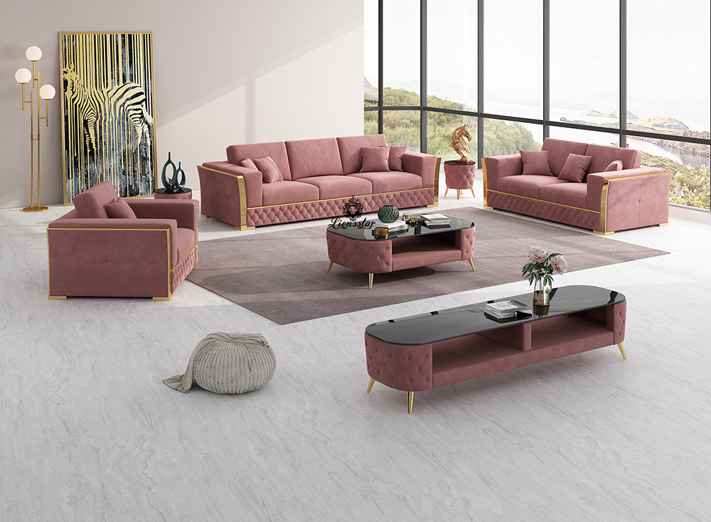  Luxus Designer Sofa Loft Stil Mia