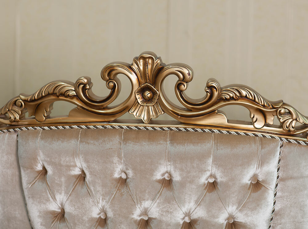 Luxus Barocksofa Gold 