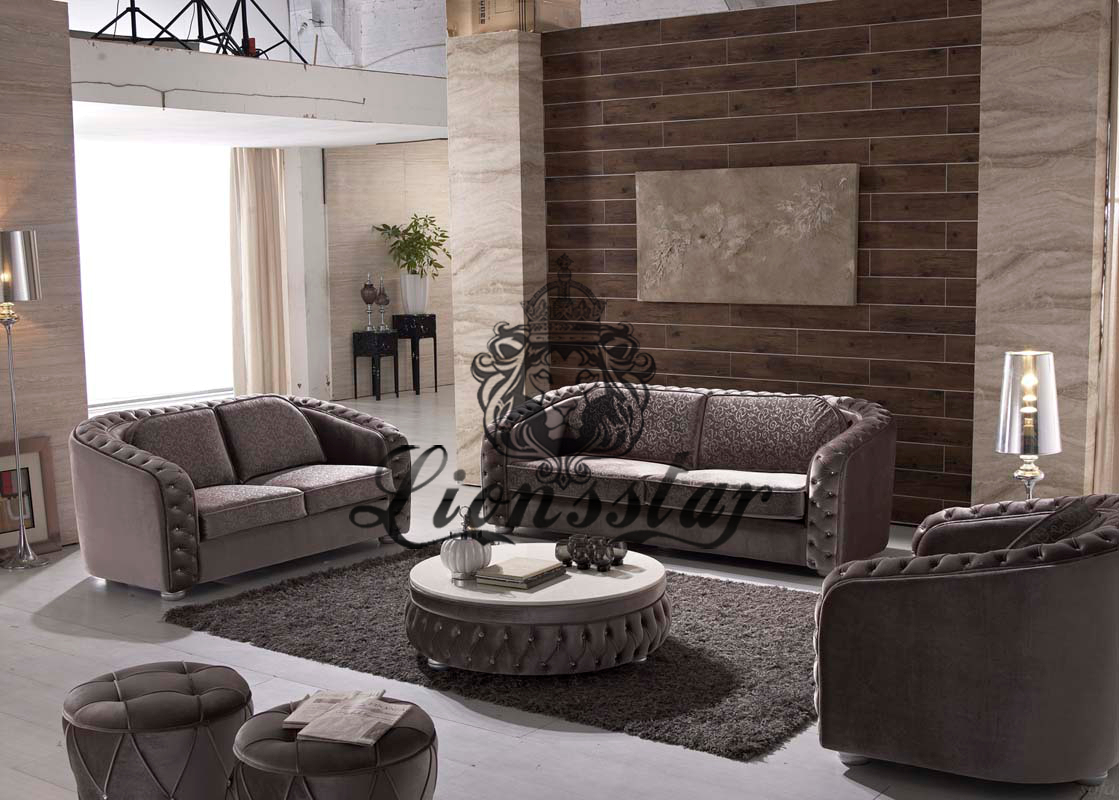 Sofa Set Light Chippendale 