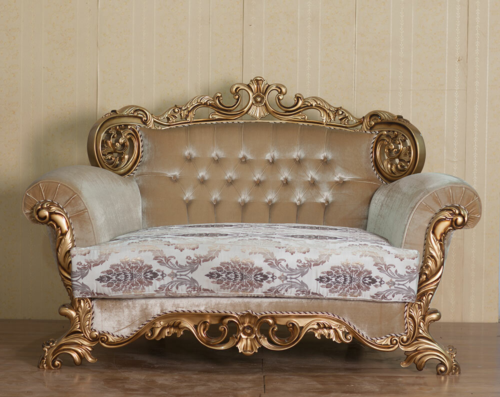 Luxus Barocksofa Gold 