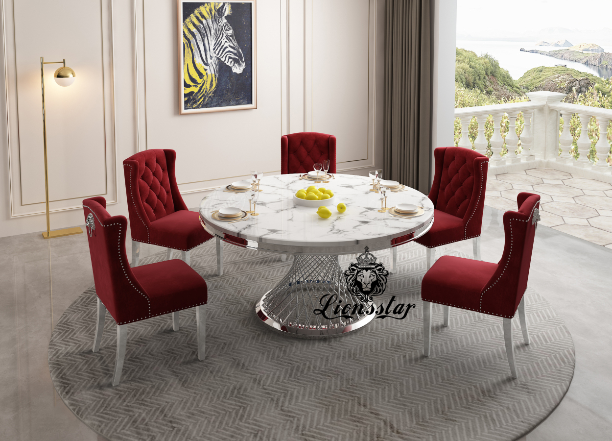 Designer Esstisch Silver Spirit Designer Esstisch Silver Spirit