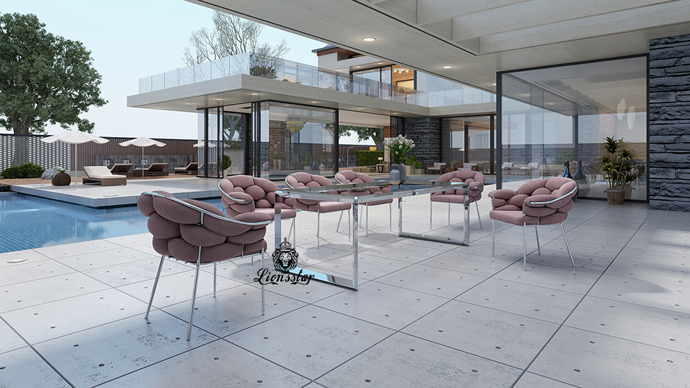 Luxus Designer Esstisch Modern Wafe
