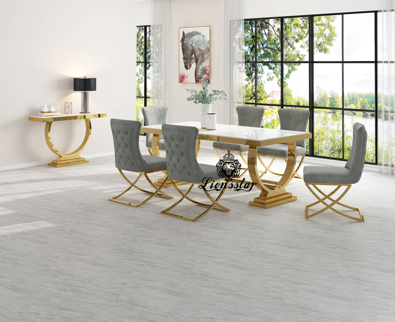 Designer Esstisch Set Loft Design Swing Designer Esstisch Set Loft Design Swing